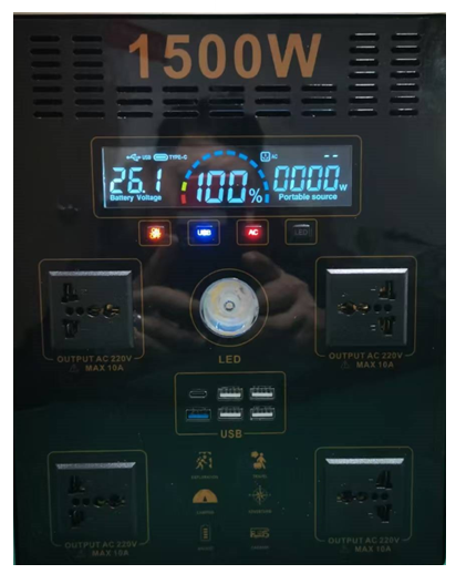 XW-B1560 1536Wh 1.5KW High-Efficiency Portable Power Supply – B Series